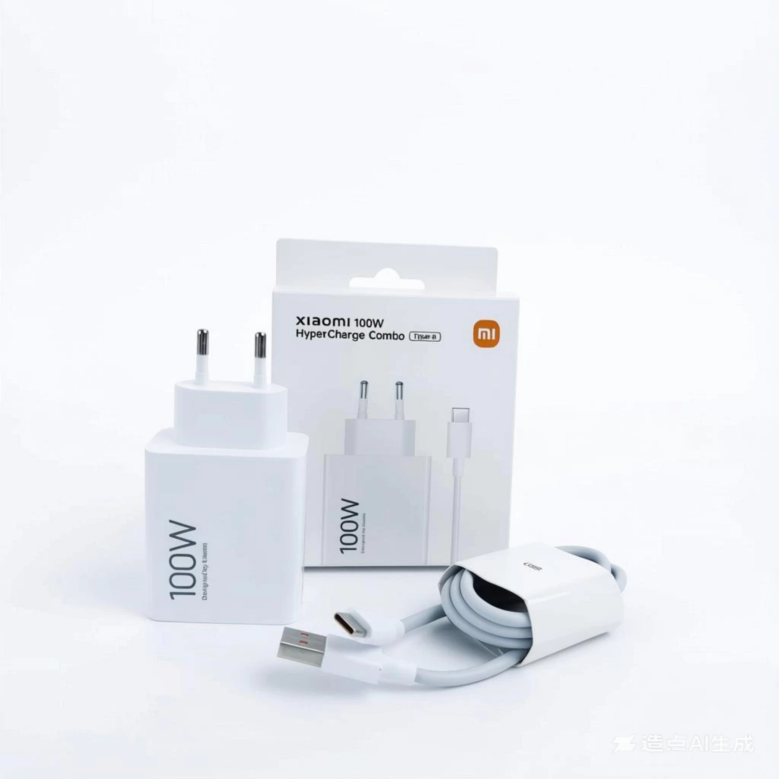 100W EU Turbo Fast Charger Redmi Note15 14 13 Pro Pro+ K90 K80 Pro EU Fast Charge Adapter 6A USB Cable For Mi 17 15 Poco