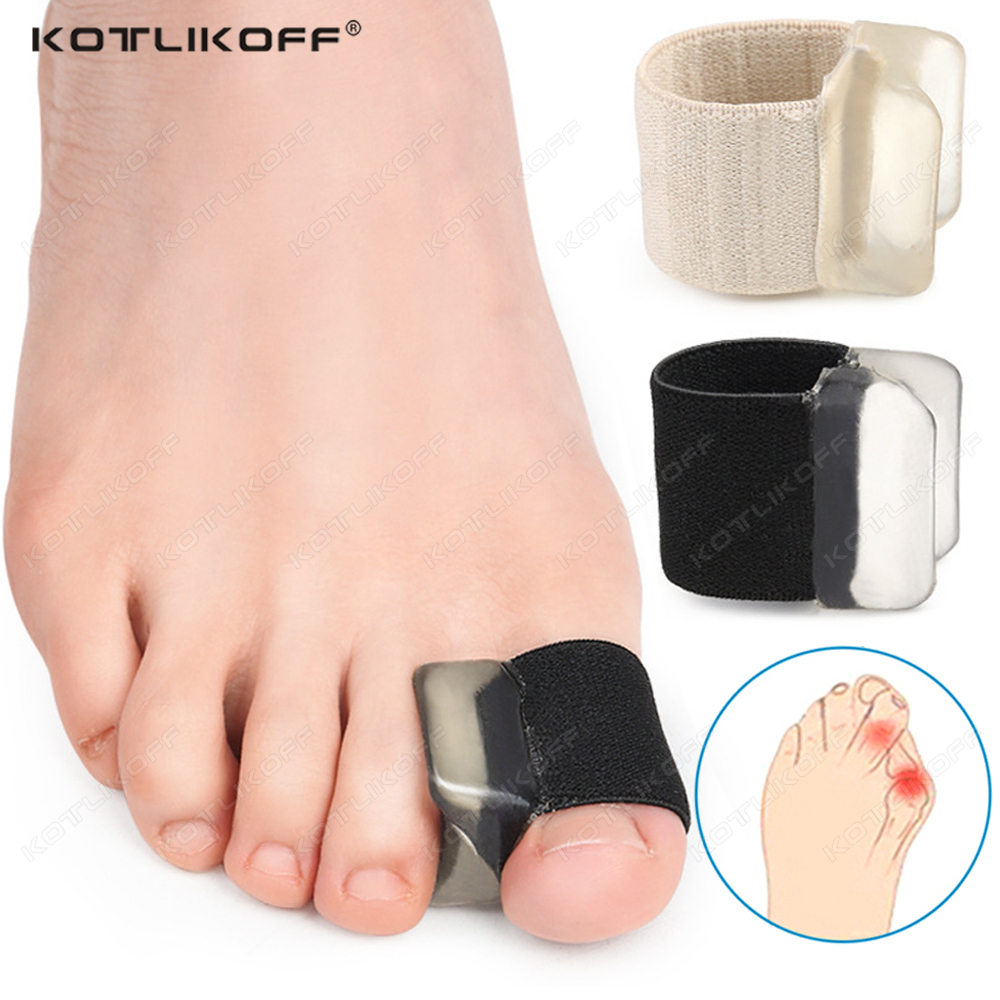 1/2 Pairs Gel Toe Separators Bunion Corrector Hallux Vaus Orthotics Thumb Adjuster Pain Relief Silicone Spacers KOTLIKOFF
