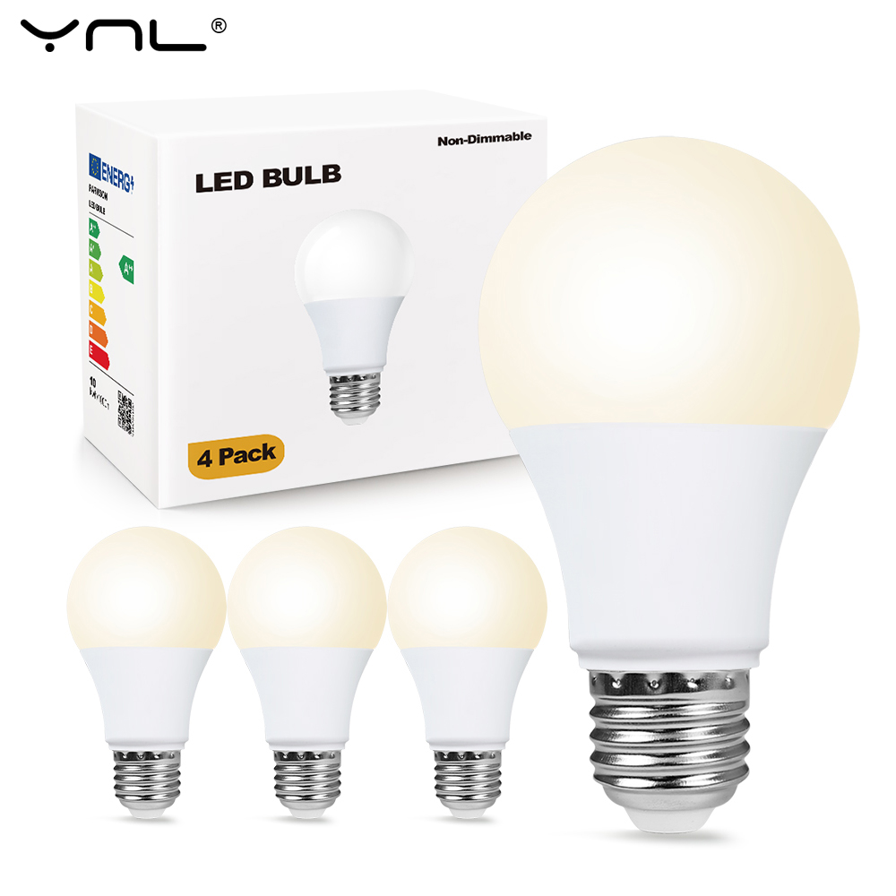 4pcs/lot E27 LED Bulb Lamps AC 220V SMD2835 3W 6W 9W 12W 15W 18W Lampada LED Light Bulbs Living Room Home Indoor LED Bulb