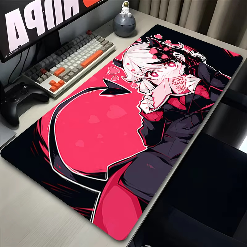 Hazbin Hotel Mouse pad non-slip large table pad computer accessories keyboard pad Kawaii Game PC carpet Anime Mousepad XL