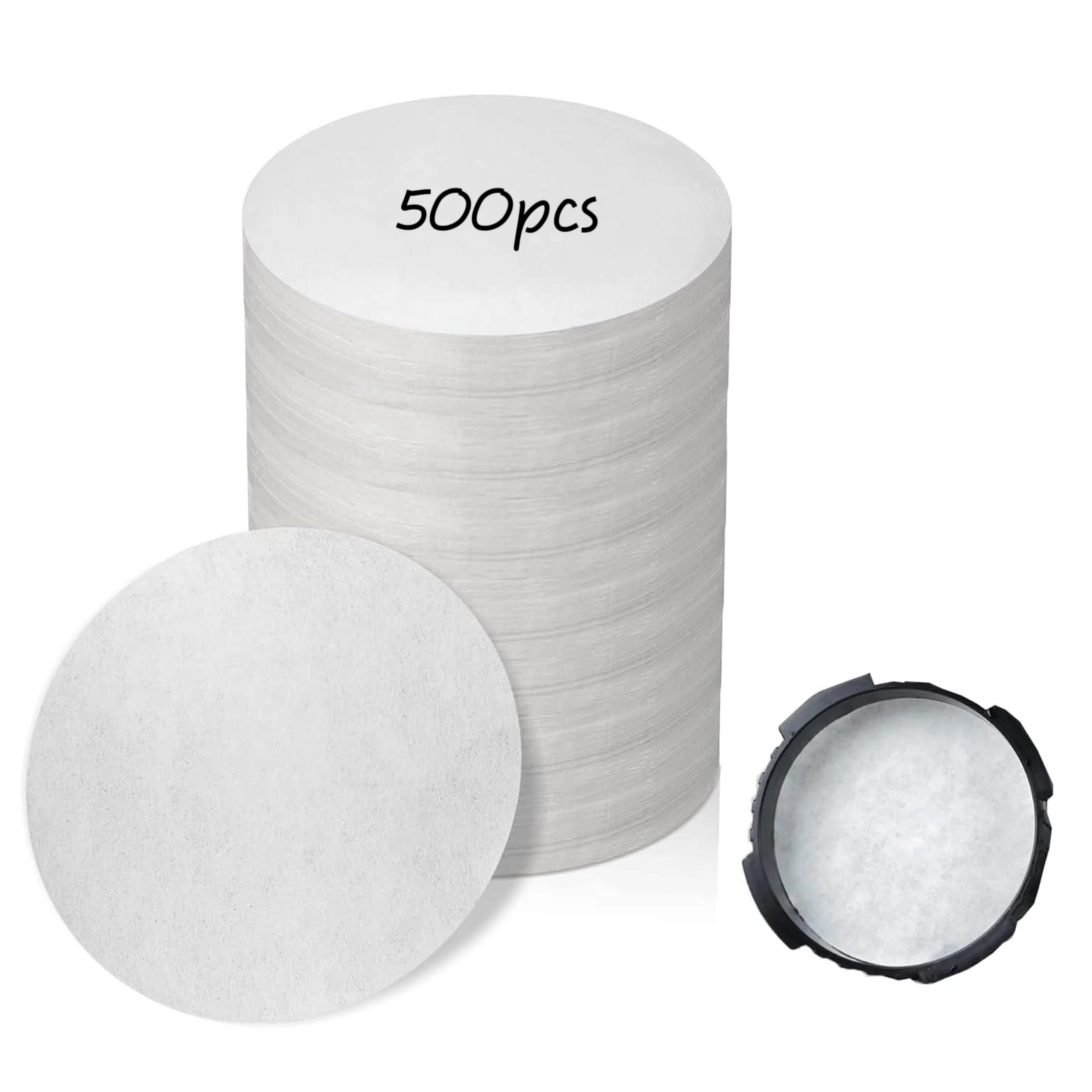 Round Coffee Filters, Compatible with Aeropress Coffee Maker Bialetti Moka Pot Bialetti Espresso Maker Moka Pot, (500 pcs)