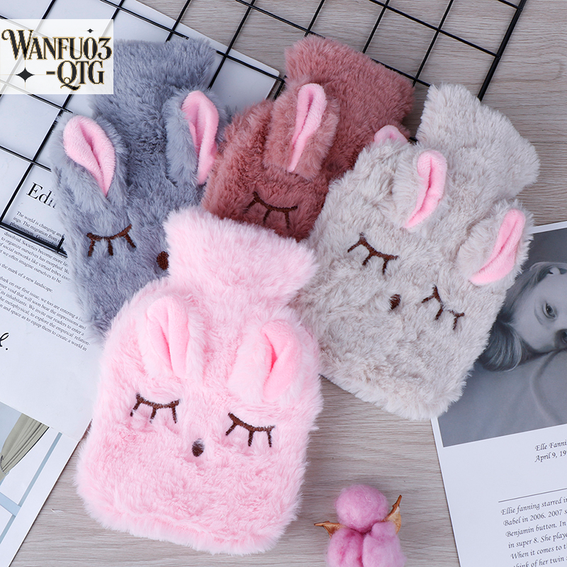 Hot Sale 1pc New Cute PVC Relief Stress Pain Hot Water Bottle Bag Soft Reusable Hand Warmer