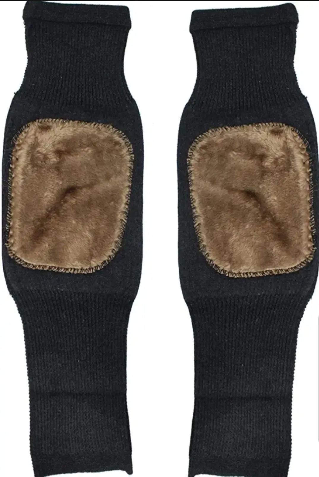 Woolen Leg Warmers Winter Warm Fur Long Leg Warmers Over Knee High Footless Socks