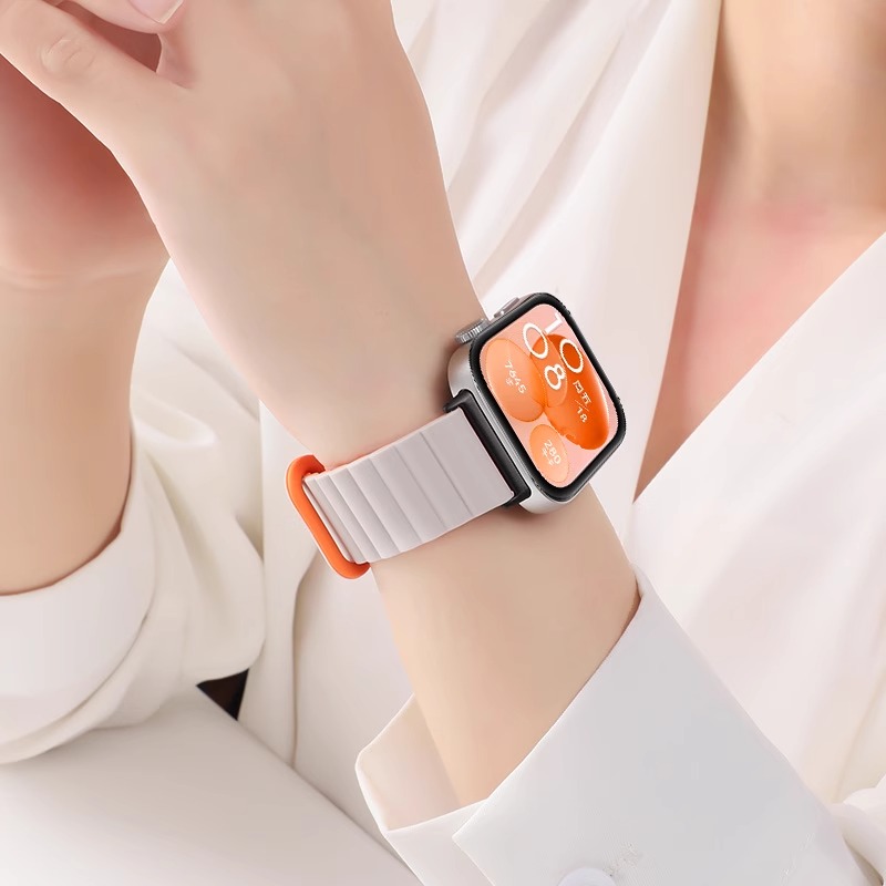 Magnetic Loop for Watch Fit 4-Fit 4 pro-Fit 3 Strap Silicone Bracelet Wristband sport Watchband for Fit3 Fit4 Accessories