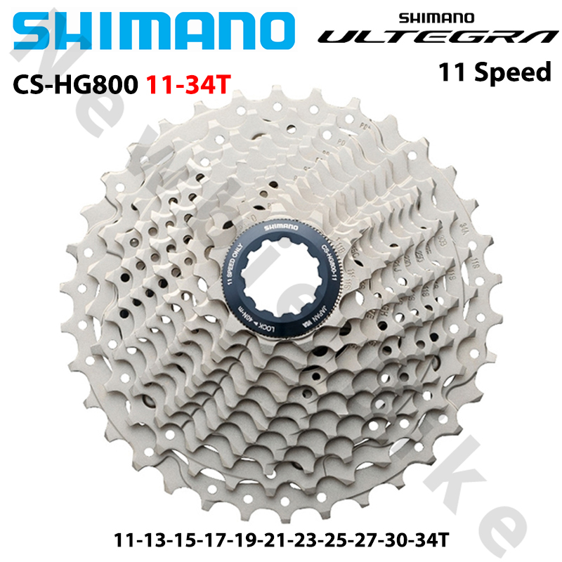 SHIMANO GRX HG800 11Speed Cassette HG-EV CS-HG800-11-34T Road Cassette Sprocket Bike Cassette Sprocket