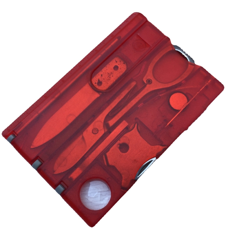 Outdoor multifunctional tool card, portable combination tool card, outdoor small tool