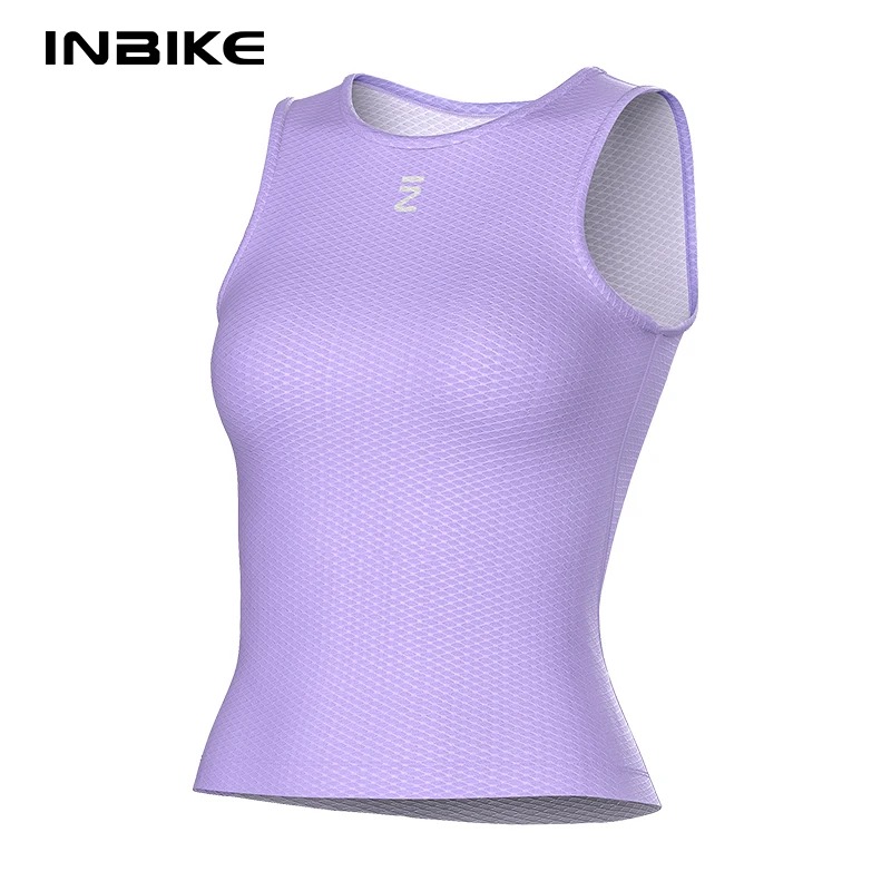 INBIKE Summer Sleeveless Women's Cycling Base Layer Vest Summer Ride Jersey MTB Bike Bicycle Mesh Underwear Cycle Clothing