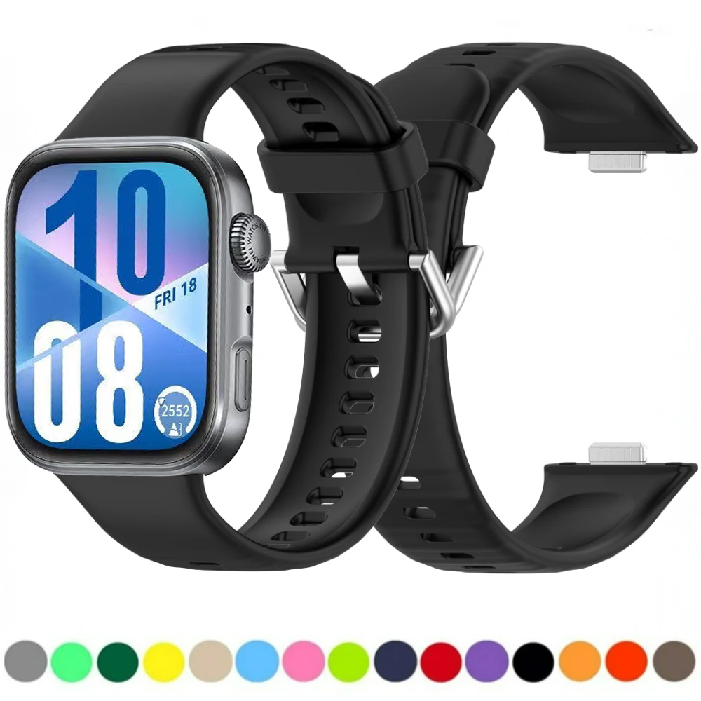 Sport watchband For Watch FIT 4/4pro/3 Strap smartwatch Silicone Official 1:1 correa for Watch fit 3/4 4pro Band