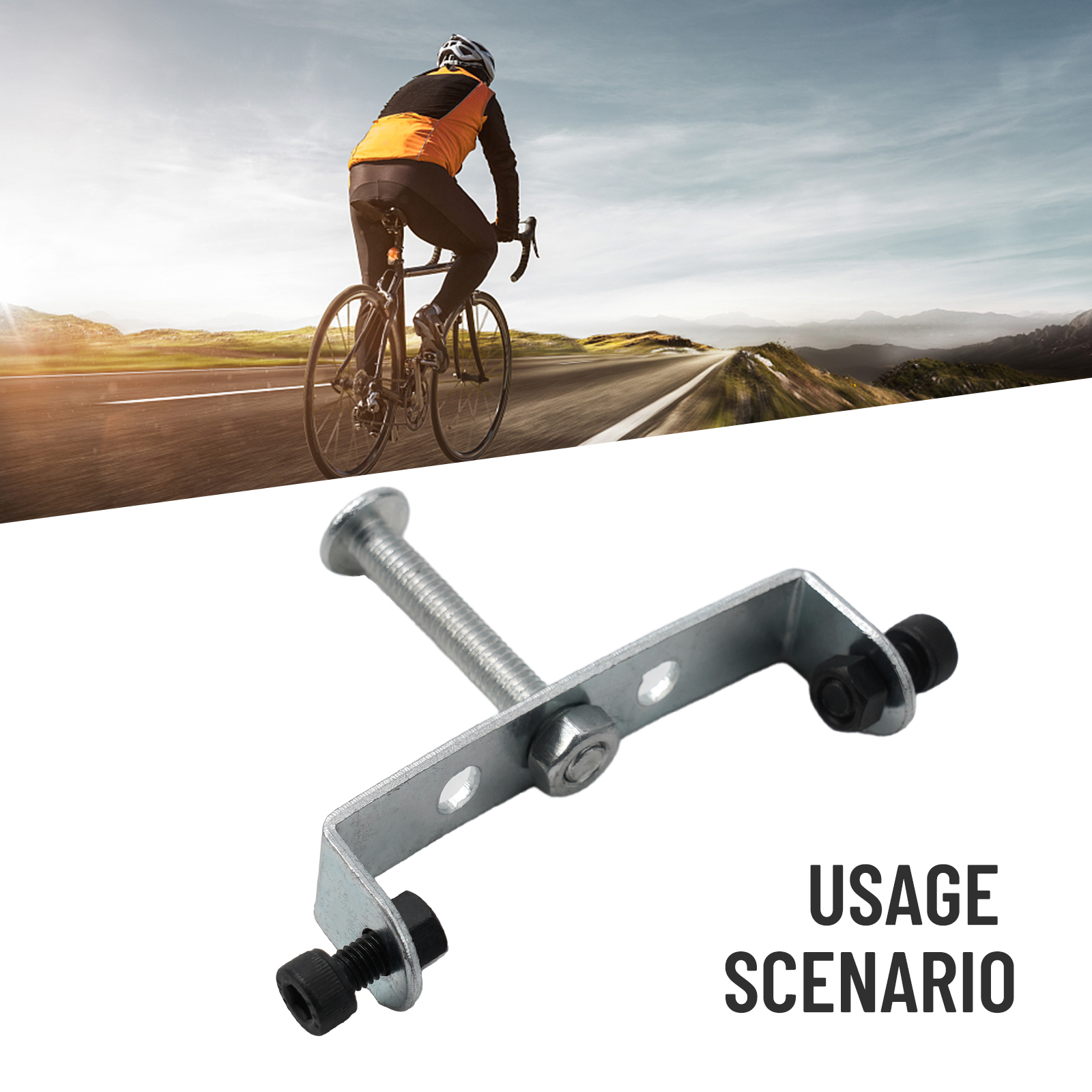 Bicycle Bike Rear Shelf Convert Rear Pannier Racks Connector Seatpost Adapter Rear Pannier Racks Connector Carry Carrier Parts