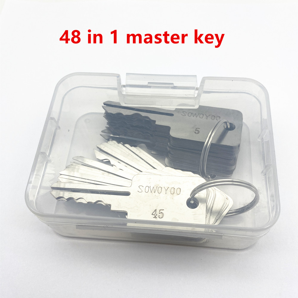 for professional Locksmith 48 in 1 universal master Key Set For PadLock Repairing Tools