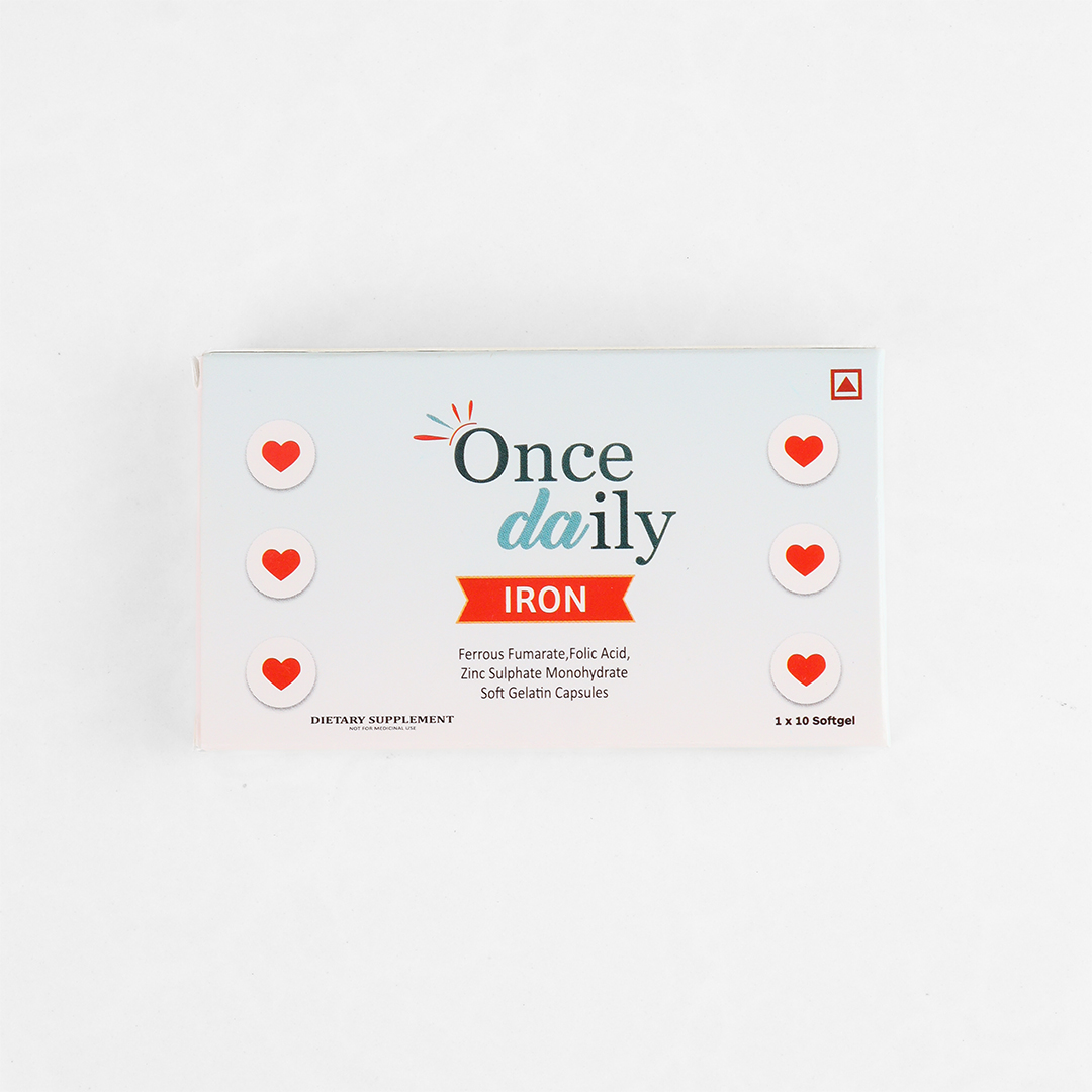 ONCE DAILY IRON SUPPLEMENT - 10 SOFTGELS