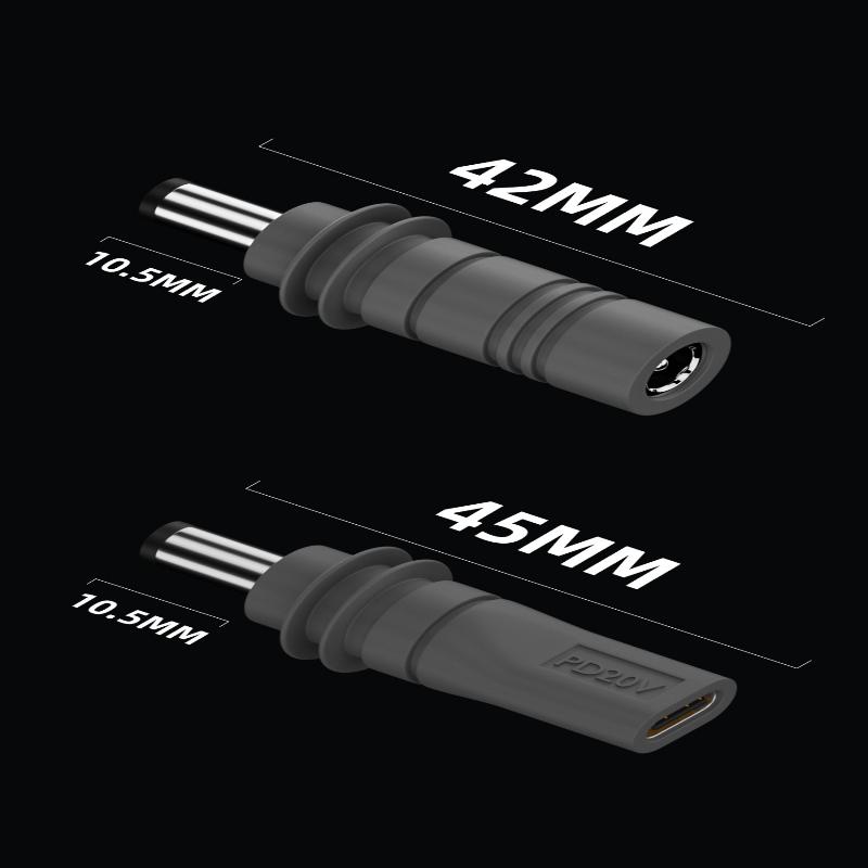 Male Connector Charge Barrel Jack Power Plug Type C To DC/D To D Power Adpater Starlink Mini GEN3 PD 100W USB C Female To DC5521