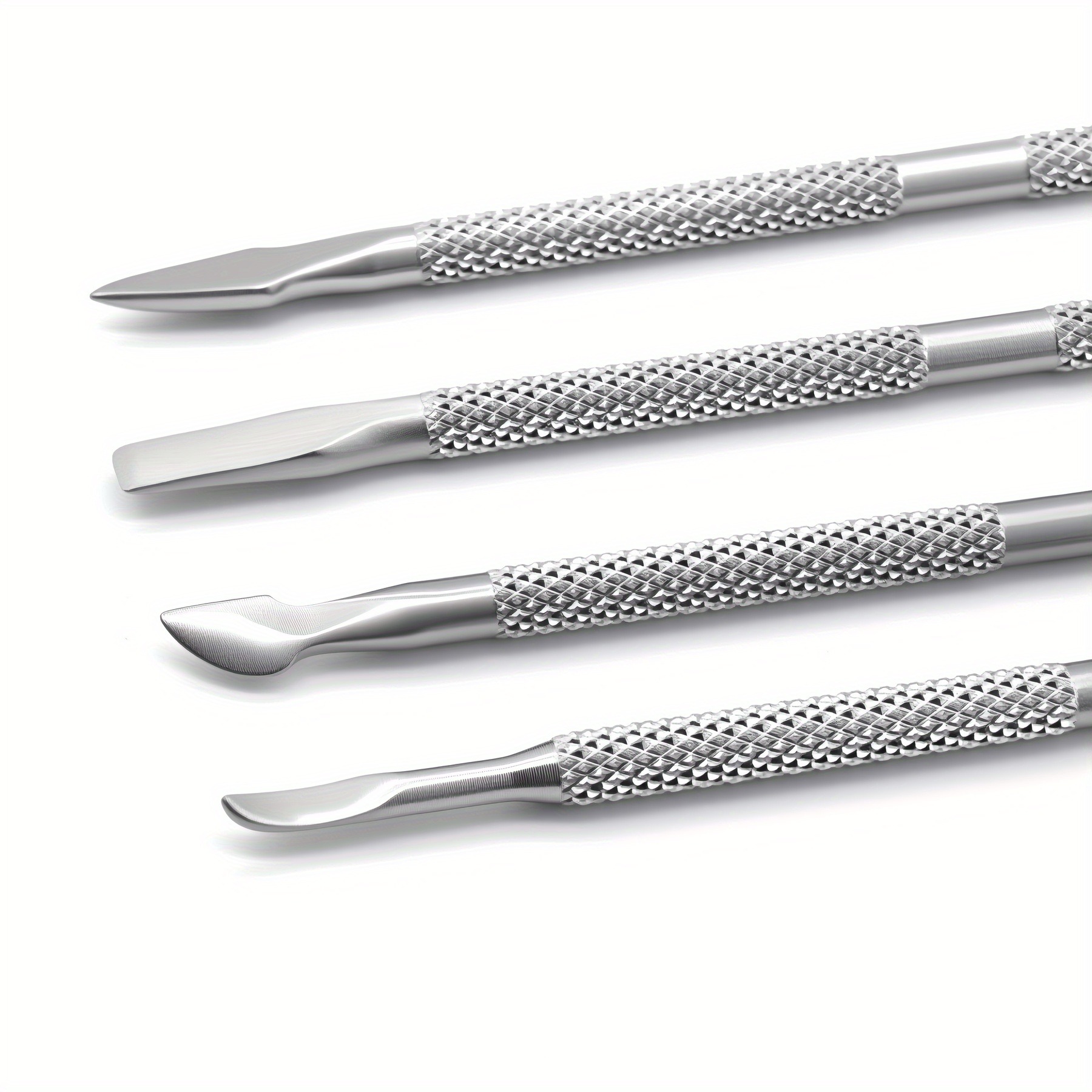 Cuticle Pusher Nail Cleaner Stainless Steel Cuticle Remover And Cutter Durable Manicure and Pedicure Tool For Fingernails