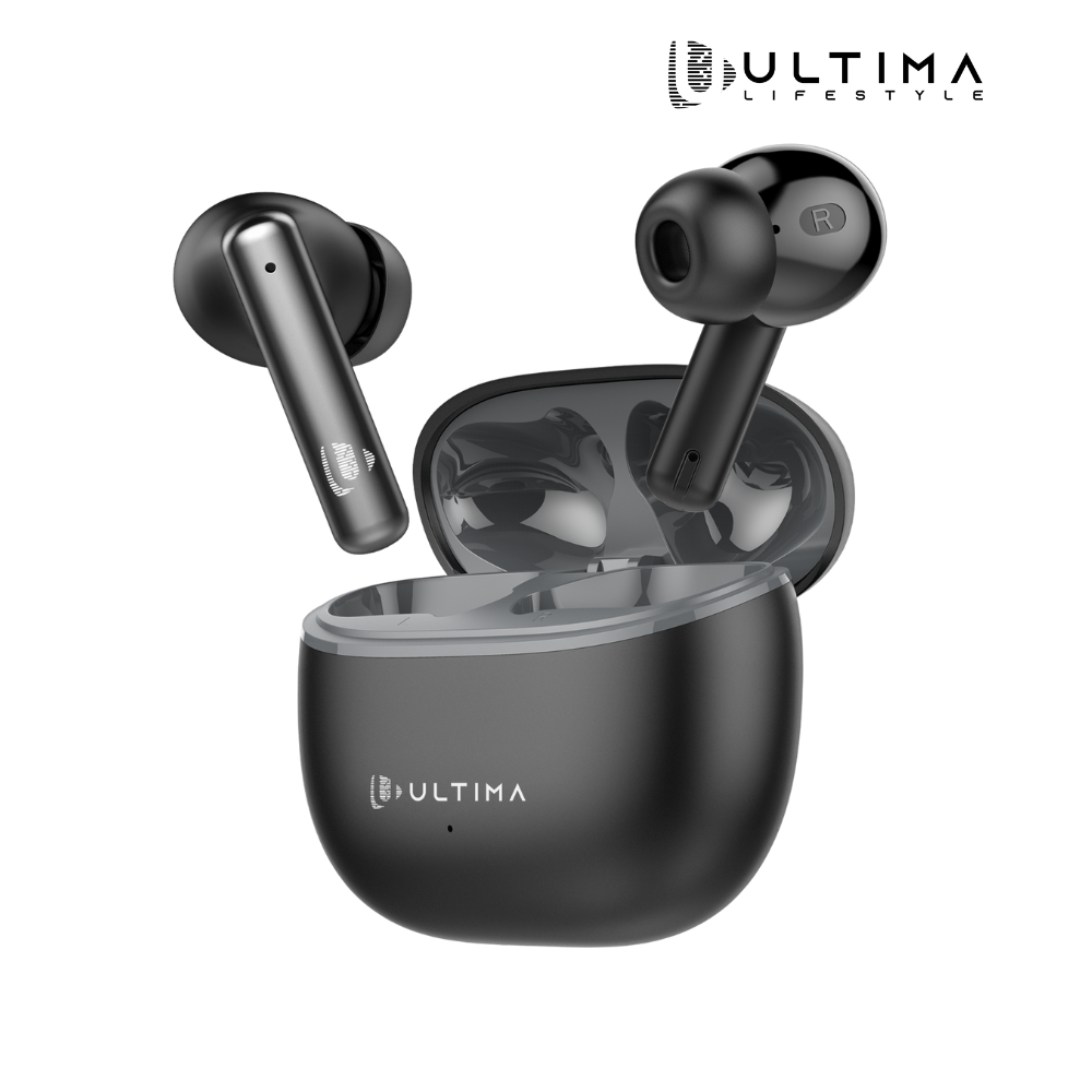 Ultima Boom 141 ANC Earbuds (30 dB)| Ultima Link App Support | 45Hrs Playtime | Game Mode (40ms) | IPX5 Water Resistant | 13 mm Drivers For Deep Bass Wireless Earbuds