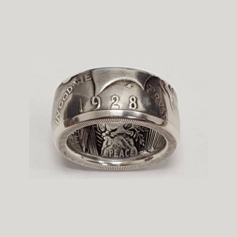 Vintage Style Minimalist Silver Color Digital Age Ring Luxury Temperament Accessories for Anniversary Party Originality Jewelry