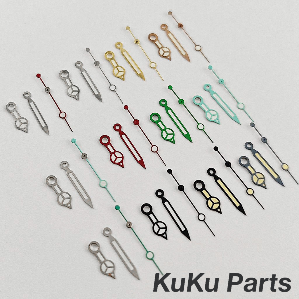 NH35 SUB Hands Rose Gold Silver Gold Watch Hands For NH34 NH35 NH36 NH38 4R35 7002 Movement Watches Pointers Green Luminous