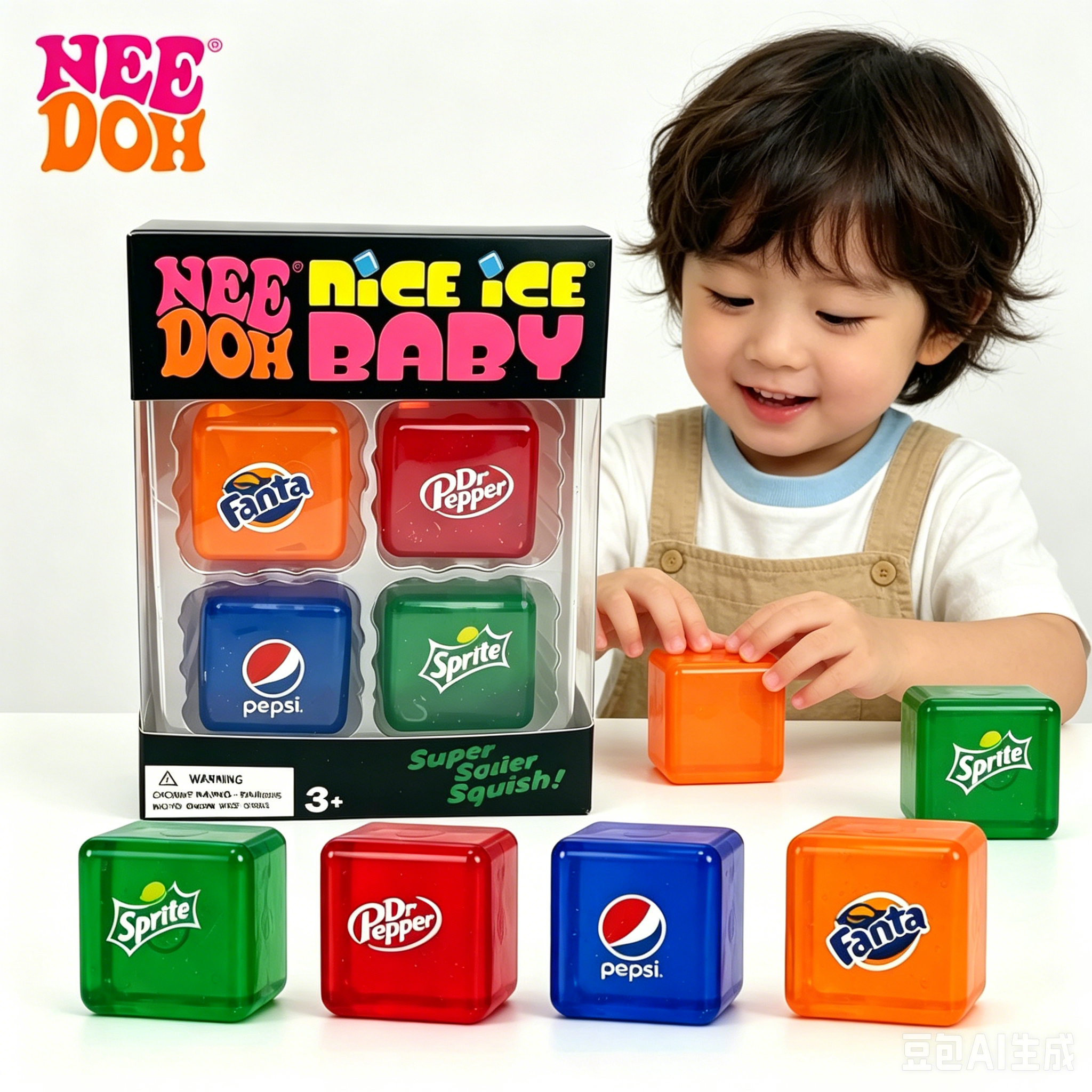 2026 Latest Popular Schylling Nice Cube Mini Edition Sensory Toy Stress Relief Blocks Pinching Music Stress Relief Puzzles