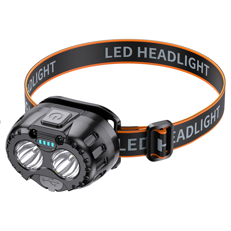 Waterproof Headlight LED Motion Sensor Headlamp USB Rechargeable Headlight Outdoor Camping Fishing Head flashlight Lantern Bles Online DZ-23A-30