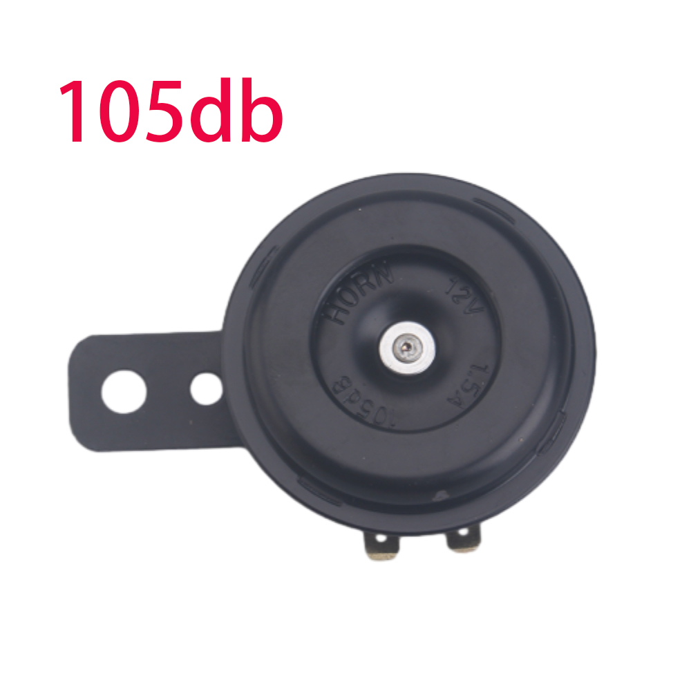 12V 24V 48V 60V Electric Car Scooter eBike Universal Motorcycle Snail Round Super Loud Waterproof Horn Kit 105DB 110DB Speakers
