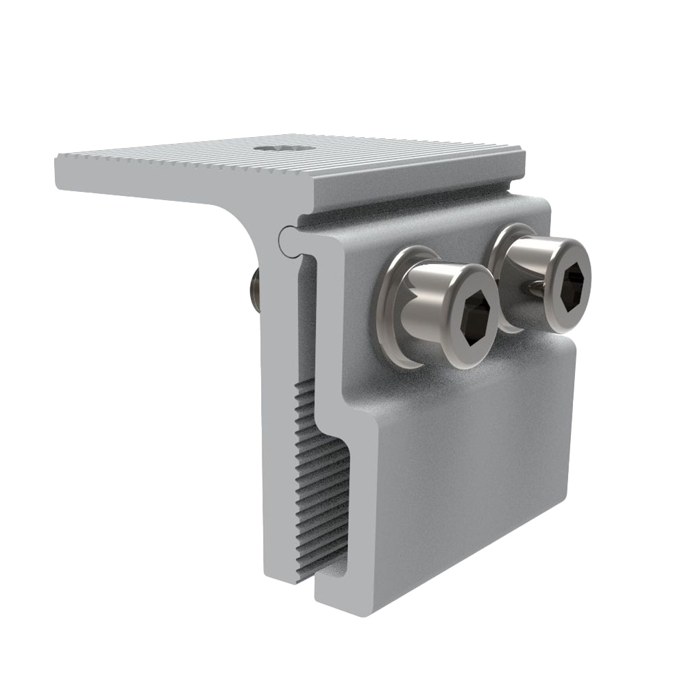 1/4Pcs Solar Panel Bracket Photovoltaic PV Panel Roof Standing Seam Clamp Sheet Seam Clamp Mounting Solar Pv