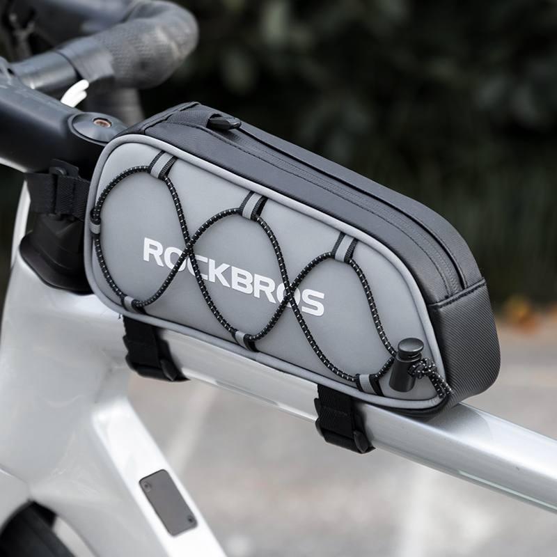 ROCKBROS Cycling Bag Bike Top Tube Bag MTB Road Bicycle Front Frame Tool Bag Bicycle Bags Basket