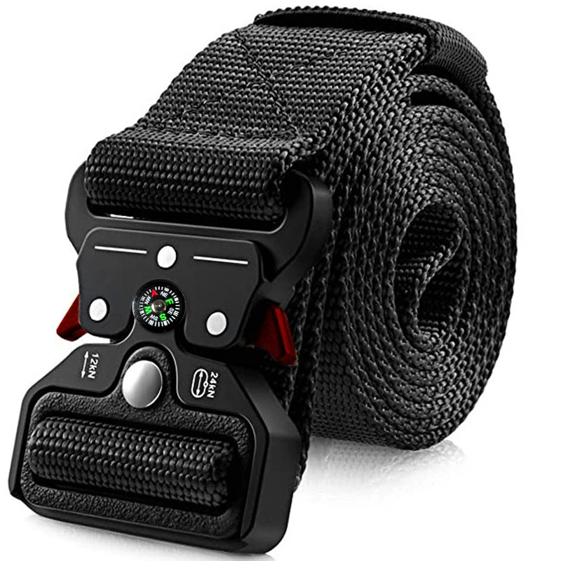 Men Belt Outdoor Hunting Multi Function Survival High Quality Marine Corps Canvas For Nylon Male Luxury