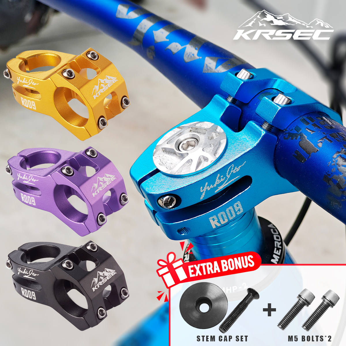 CNC Aluminum Mountain Cycling Handlebar 31.8mm Bicycle Short Stem For MTB BMX Road Bike Accessories