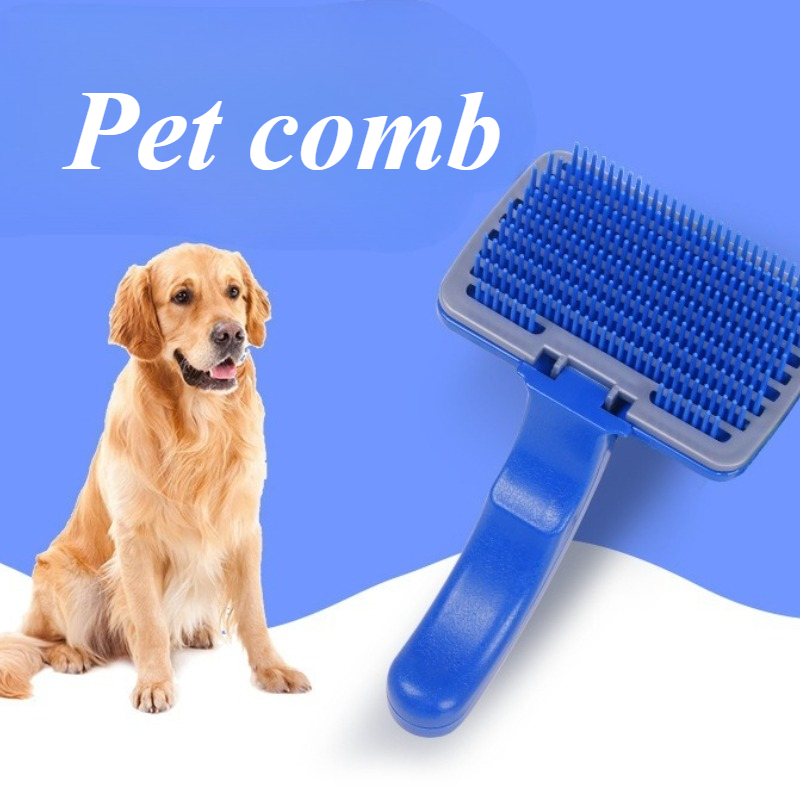 Macaron Color Pet Self-Cleaning Comb Cat-Specific Automatic Cleaning Comb Dog Universal Hair Removal Tool Grooming Supplies