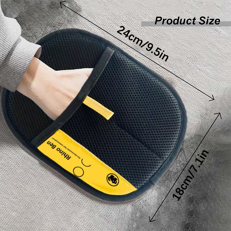 Pet Hair Remover Electrostatic Gloves 2025 New Design For Cats And Dogs Reusable Washable Effective For Furniture Clothing Car