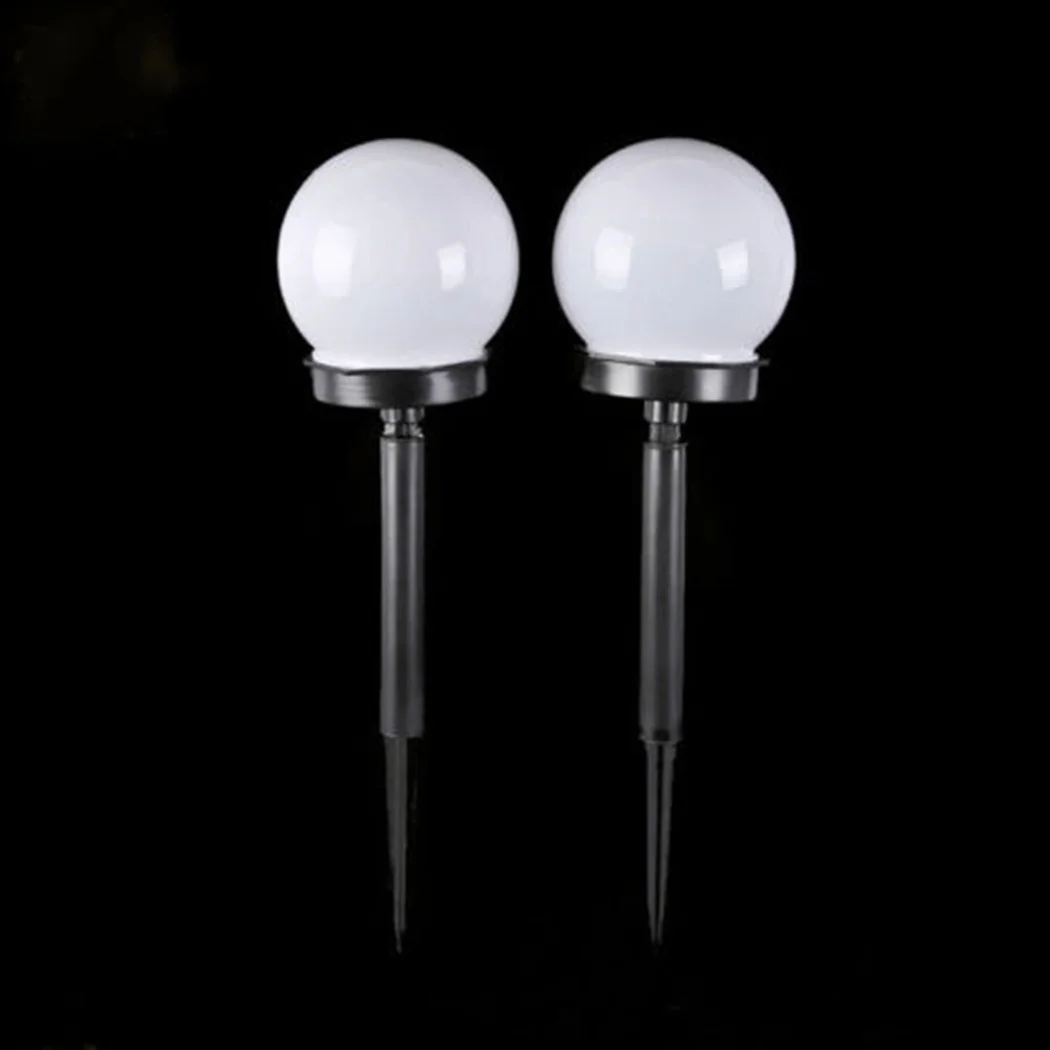 Practical New 2 Pc Outdoor Solar Lights Waterproof LED Solar Power Outdoor Garden Light Yard Lawn Road Spot Lamp Patio Landscape