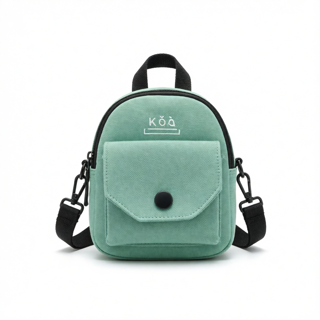 Casual Simple Canvas Crossbody Bag,Mini Messenger Handbag for Phone,Bento Bag,Single Shoulder Bag for Students & Office Ladies