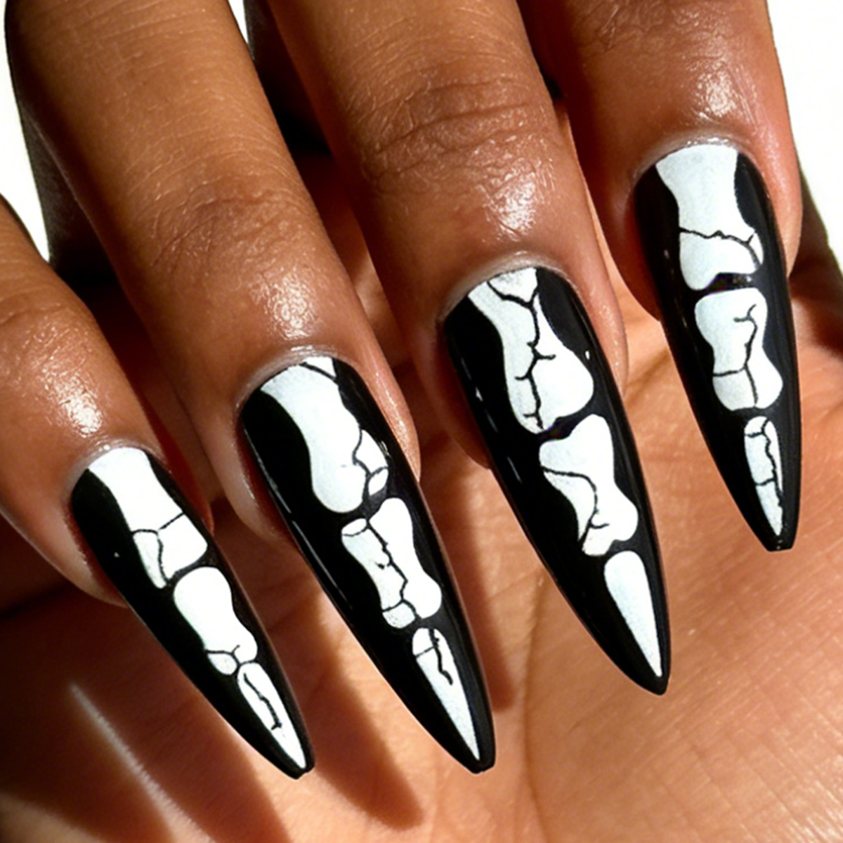24Pcs ABS Press On Nails Long Stiletto Rainbow Drip Fake Nails Ombre Colorful False Nails for Women