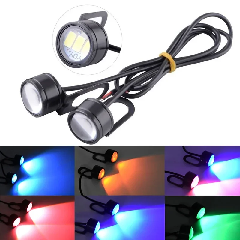 1 pair Universal Super Bright Driving Light Led Moto Accessories Eagle Eye Light 12V Fog Lamp