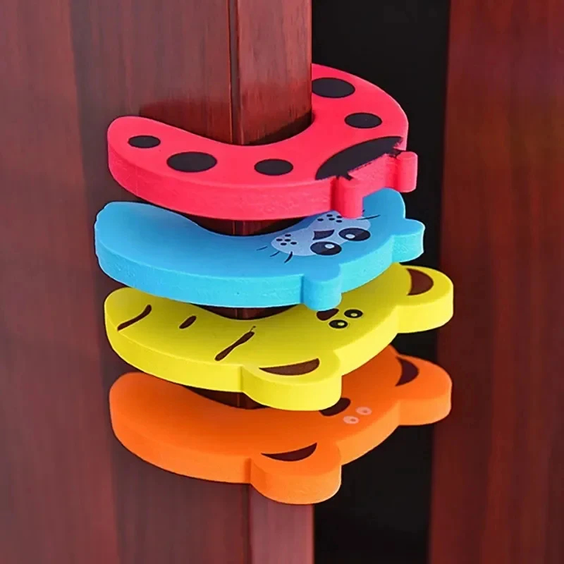 1/2PCS Protection Baby Safety Cute Animal Security Door Stopper Furniture Baby Card Lock Newborn Care Children Kid Finger