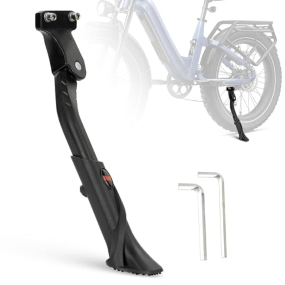 Bike Kickstand 24"-29" Adjustable Non-Slip for Ebike Mountain Bike Bicycle with 2 Holes 40mm
