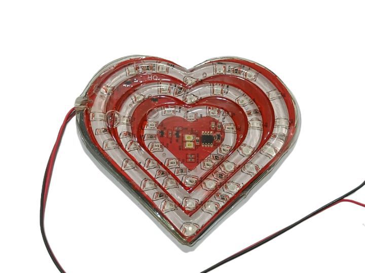 LED HEART SHAPE LIGHT FOR INTERIOR DESIGNING DC 12V