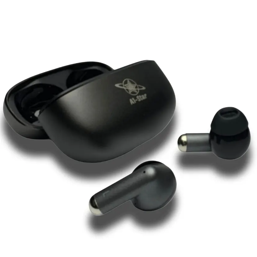 AIR10 Metal Edition Wireless AirPods Bluetooth 5.4 With ENC 24 Hours TWS High-Definition 3D Sound Super Bass Full Touch Control Earbuds