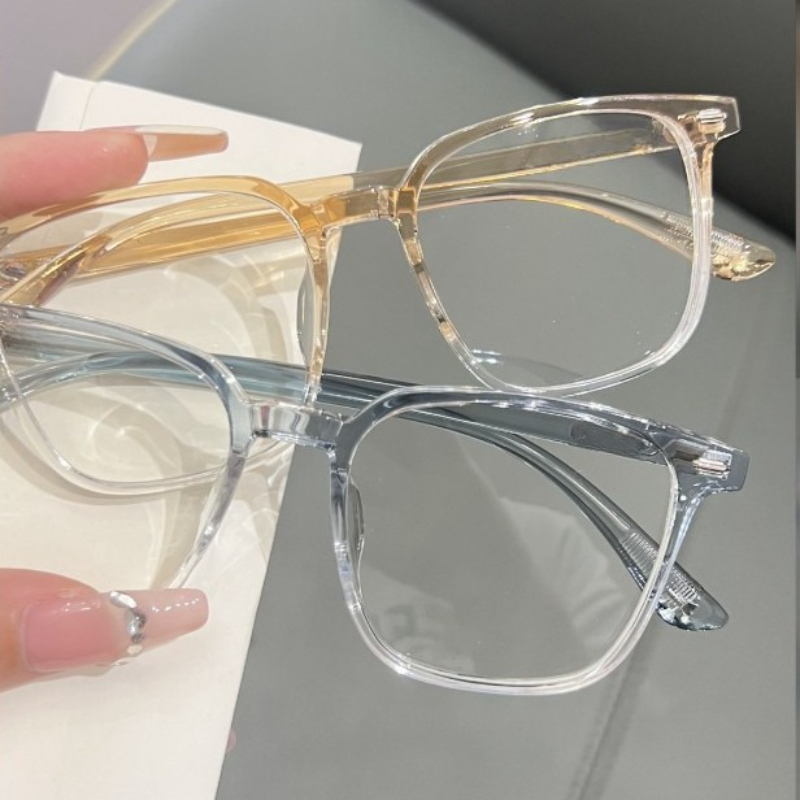 2 Pair of Anti Blue Light Blocking Glasses Clear Anti Radiation Glasses Replaceable Lens for Women/Men