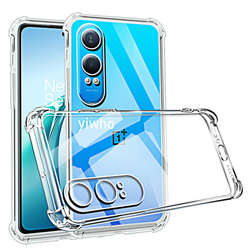 Shockproof Phone Case for Nord CE 4 3 2 LIte Transparent Clear N300 N200 N100 N20 N10 Bumper Soft TPU Back Cover