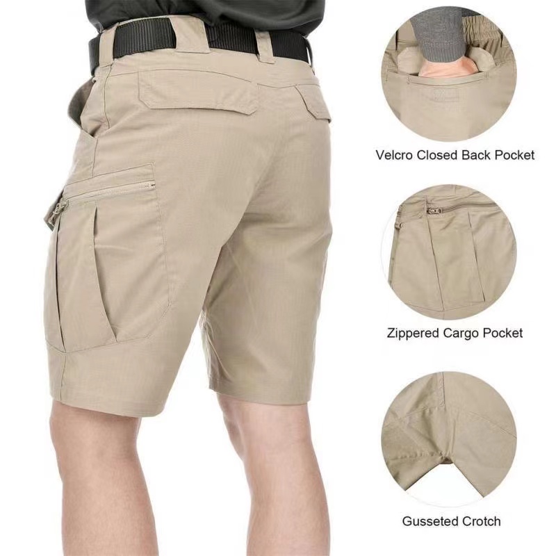 Men's Outdoor Cargo Summer Waterproof Shorts Trekking Camping Hiking Climbing Fishing Panttdoor Sports