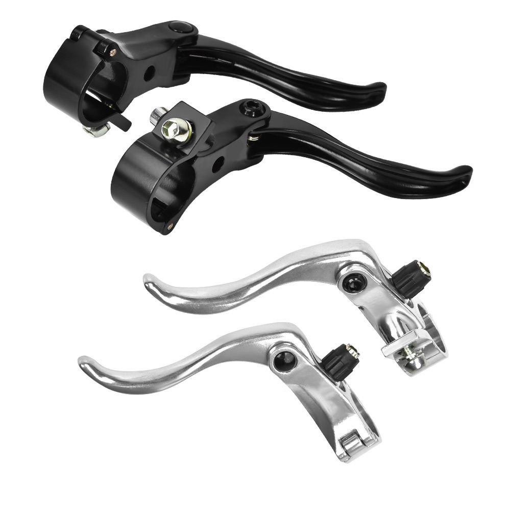1pair Aluminum Alloy 24mm Mountain Bike Disc Brake Bar Handle Level Cycling Accessory