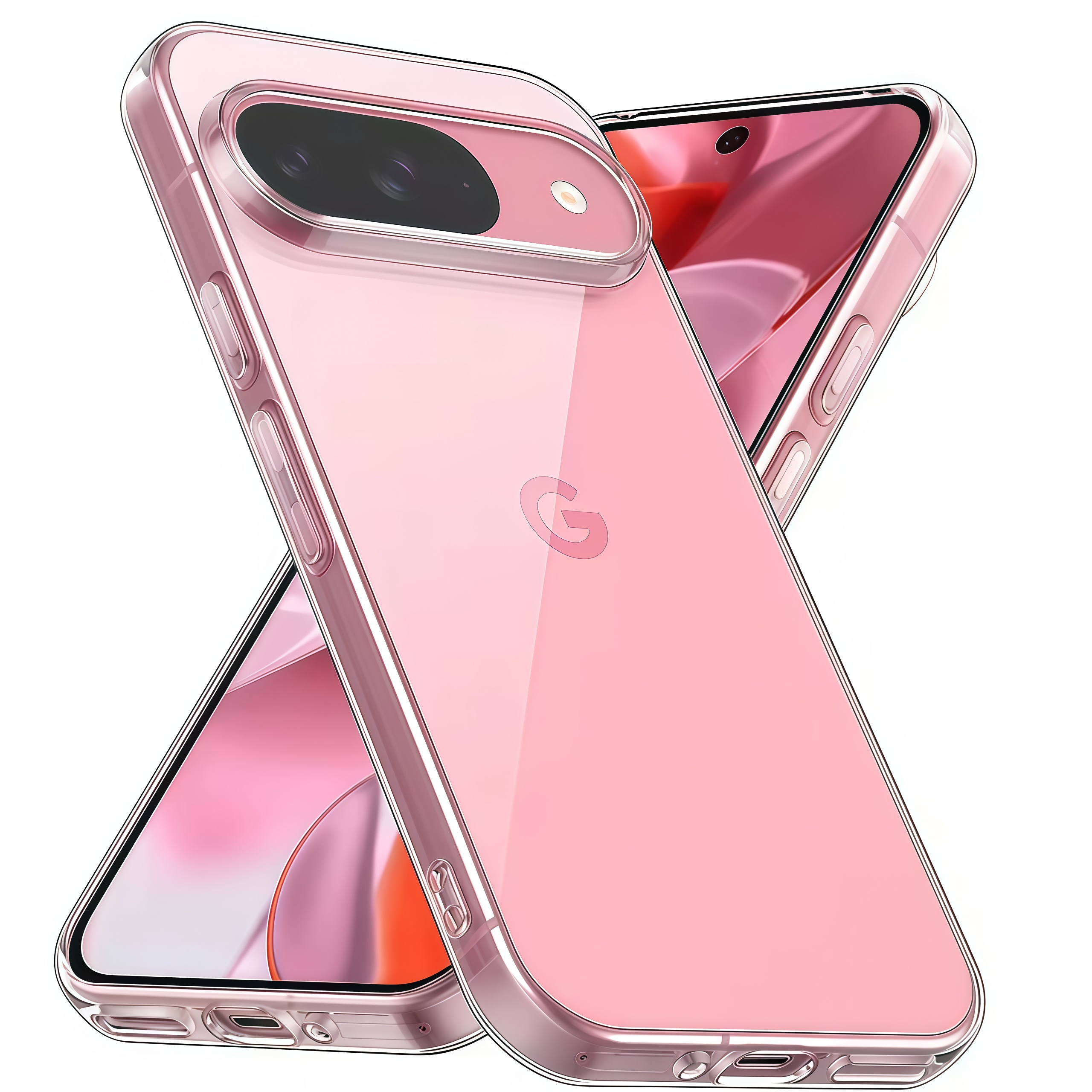 Ultra-Thin Clear Silicone Phone Case For Google Pixel 10 9 Pro XL 8 7 6 Pro 10a 9a 8a 7a 6a Transparent Back Cover