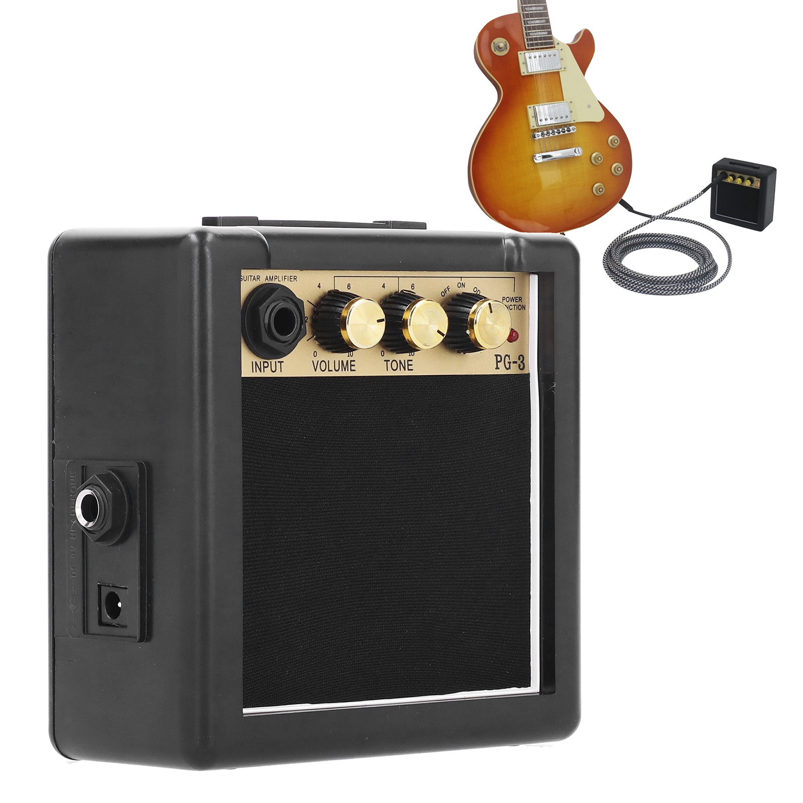 Mini Guitar Amplifier Guitar Amplifier Portable Mini Musical Instrument Accessories Small Speaker PG‑3 3W