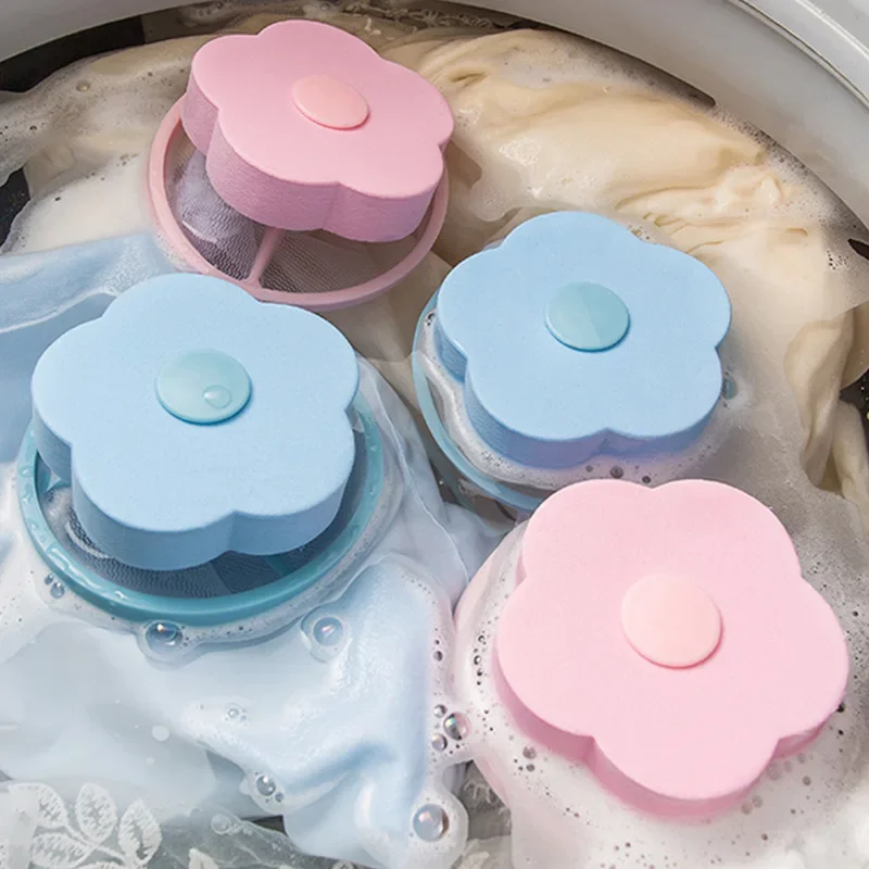 3/5pcs Laundry Ball Reusable Silicone Clothes Hair Cleaning Tools Pet Hair Remover Washing Machine Cat Hair Catcher Laundry Ball