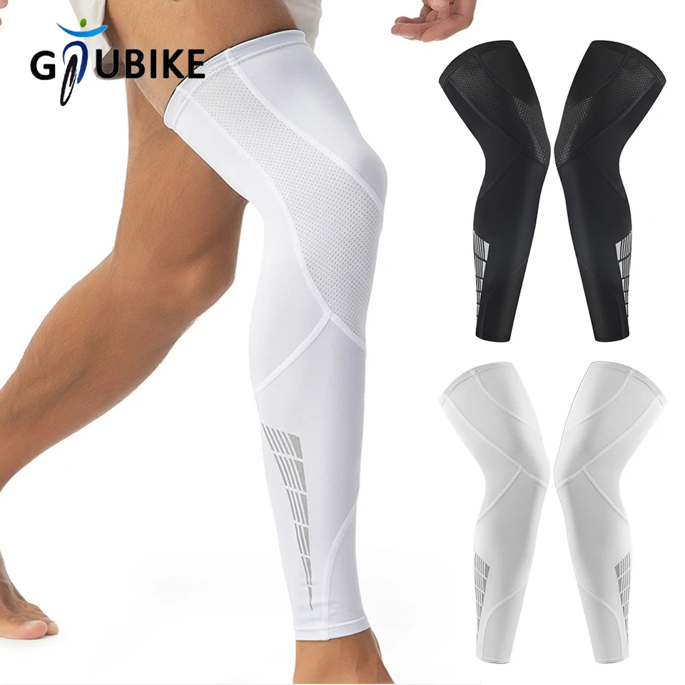 GTUBIKE Sports Compression UV Long Leg Sleeves for Running Basketball Football Cycling and Other Sports for Men and Women