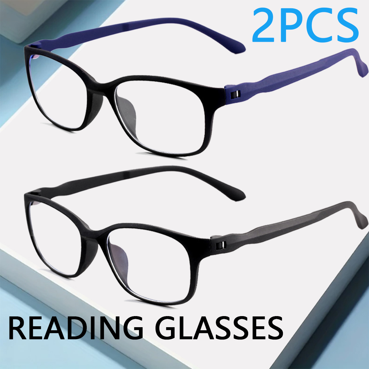 1/2/3PCS Blue Light Blocking Glasses Men Women Anti-Blue Light Eyeglasses TR90 Computer Eyewear Female Eyewear Glasses for Men