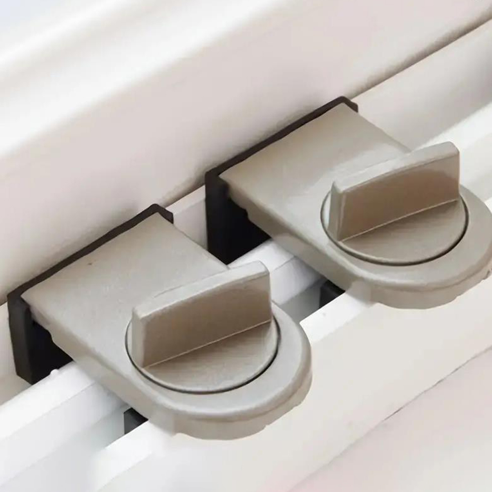 1Pc Window Limiter Aluminum Alloy Window Lock Buckle Living Room Sliding Door Fixed Clip Window Sliding Fixed Buckle