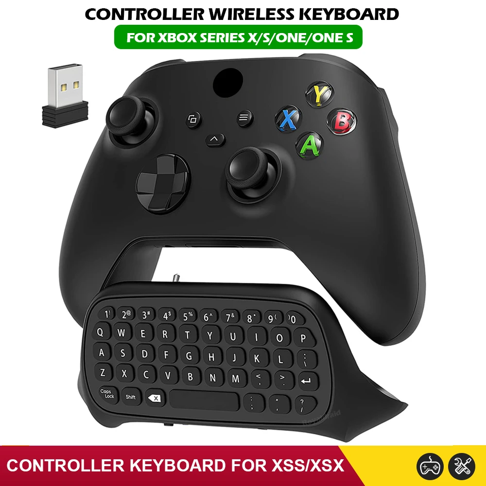 2.4G Wireless Bluetooth-Compatible Keyboard for Xbox One S X Controller Gamepad Joystick Keyboard For Xbox Series S X Gampad