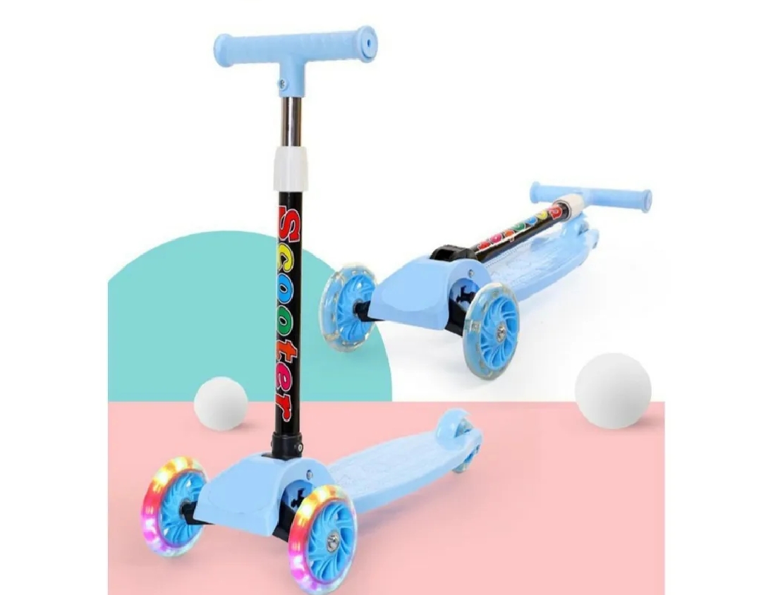 scooter for kids3 Wheel Adjustable Height Multicolour Scooter