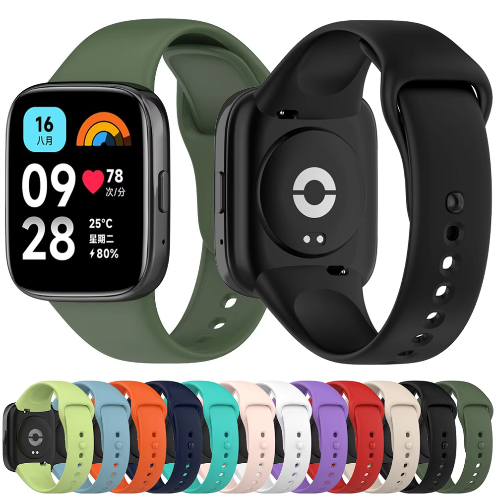 Official Bracelet For Redmi Watch 3 Active/Lite/Youth Smart Replacement Silicone Strap For Redmi Watch 3 Wristband Correa